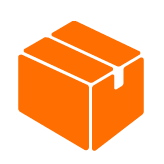 QuickTotes orange box icon