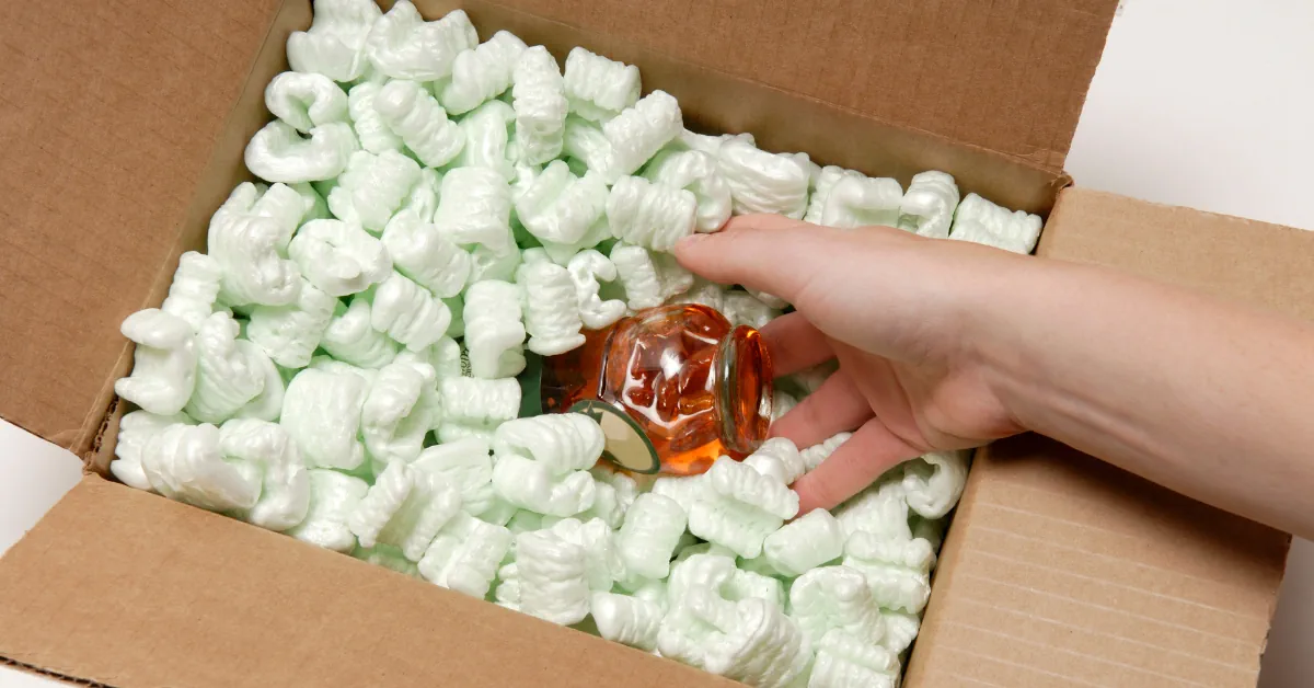 A box with a fragile item